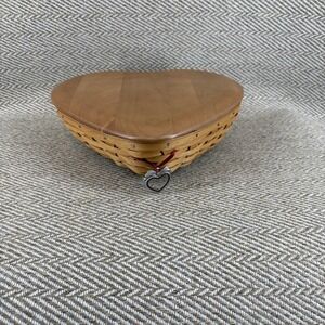 Longaberger Heart Shaped Basket 2005 Little Love Combo